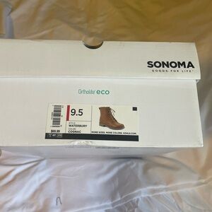 Sonoma Women's Lace Up Boots - Cognac